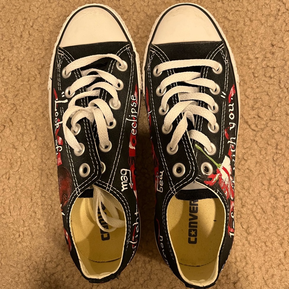 Custom Twilight Converse Sneakers Size 7